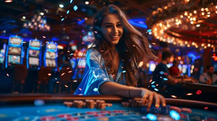 Live casino table games and slots available on wk77 gaming platform